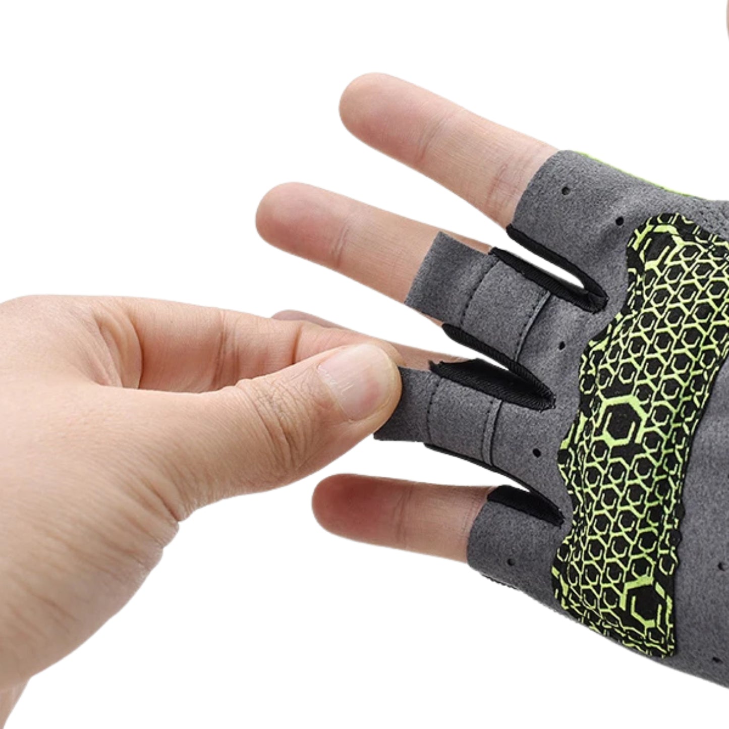 Unisex cycling gloves with anti-slip gel