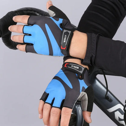 Breathable cycling gloves with patterns