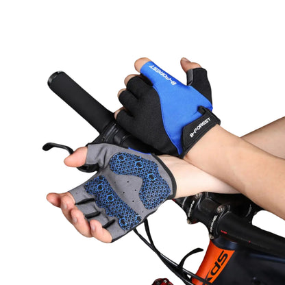 Unisex cycling gloves with anti-slip gel