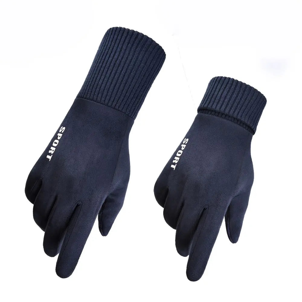 Guantes deportivos para pantalla táctil para hombre con palma antideslizante