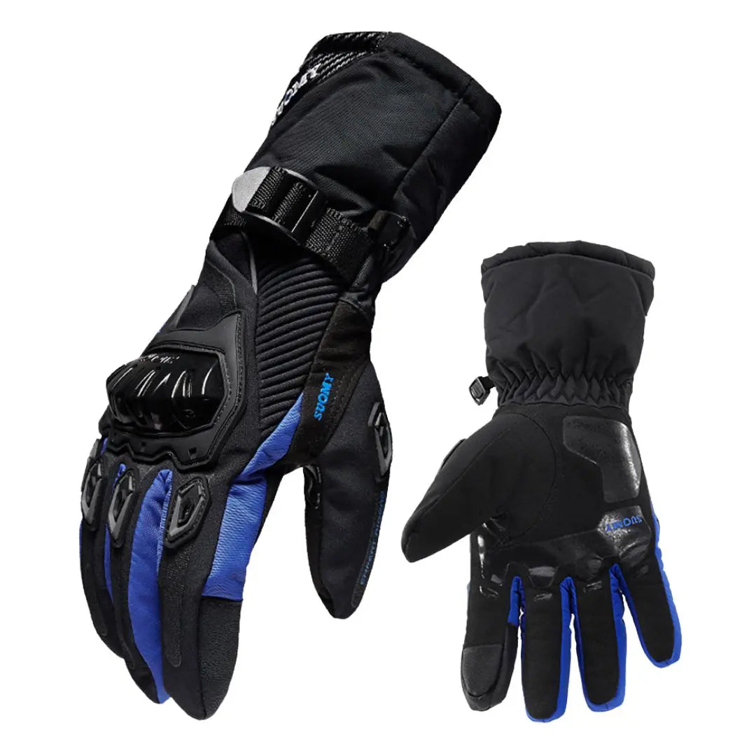Gants moto hiver longs haute protection