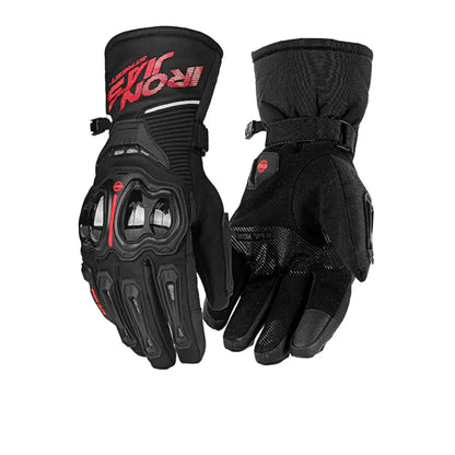 Waterproof winter motorcycle gloves