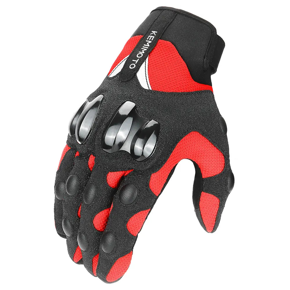 Breathable and non-slip summer motorcycle gloves
