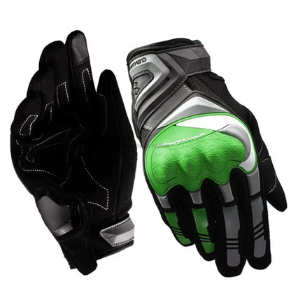 Reflective summer motorcycle gloves