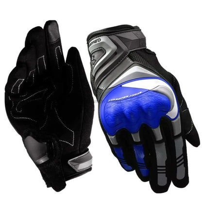 Reflective summer motorcycle gloves