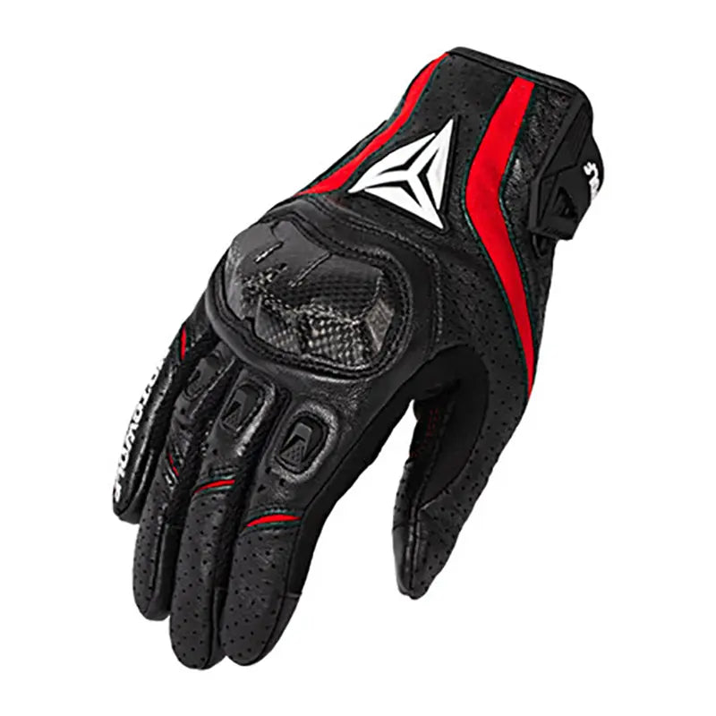 Gants moto cuir respirants