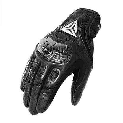 Gants moto cuir respirants