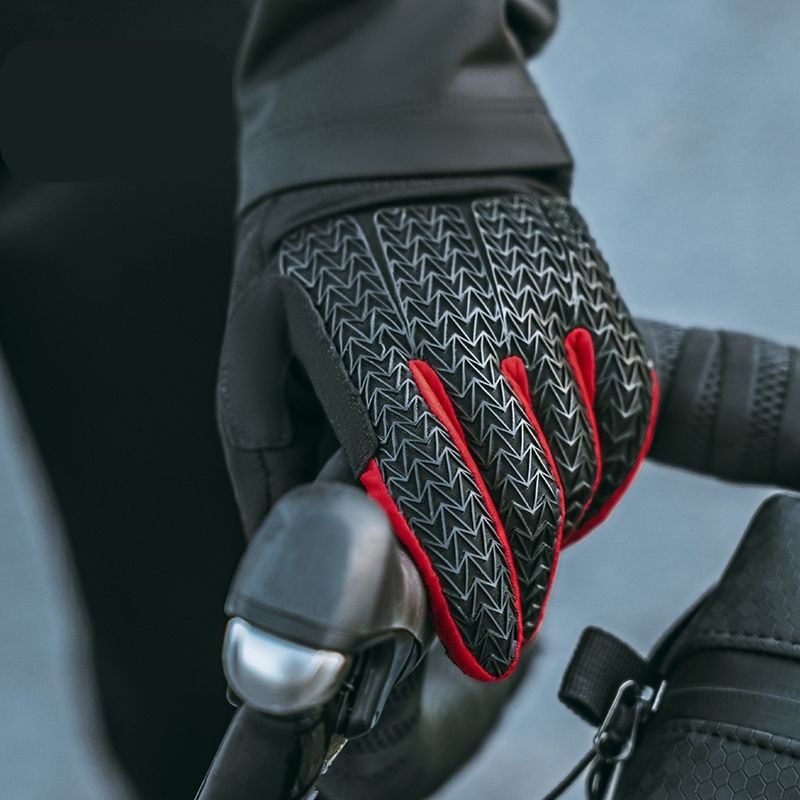 Gants vélo hiver tactile coupe-vent