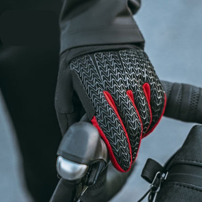 Gants vélo hiver tactile coupe-vent